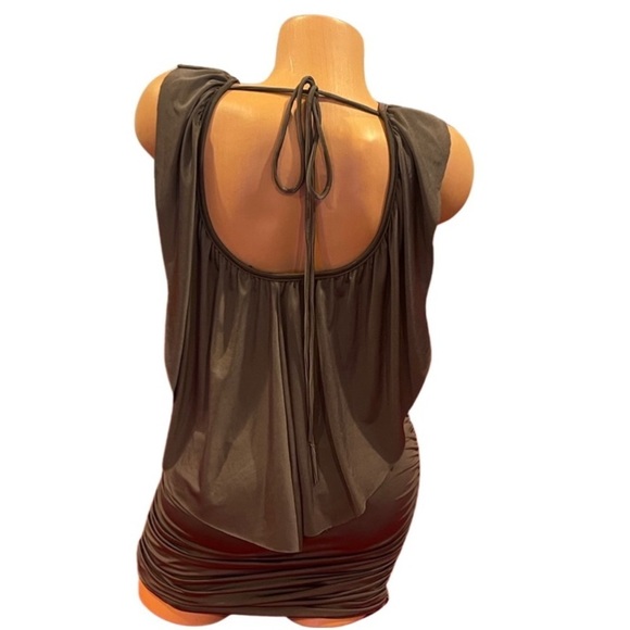 Olive Bebe Mini Ruched Dress - Picture 5 of 6